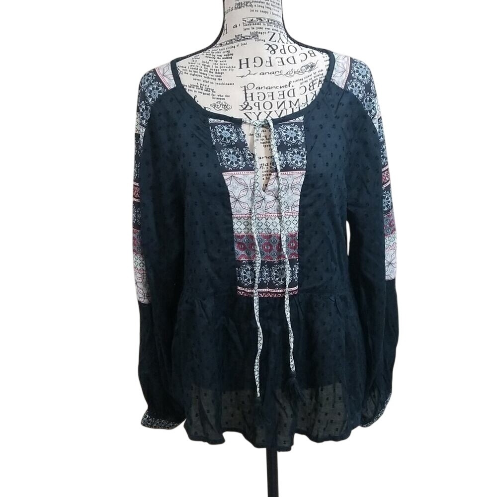 BLUE Rain blouse size large NEW!!